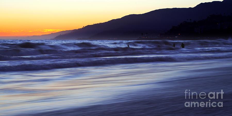 Sunset Photograph - Will Rogers Beach Sunset #1 by Riley Scaff