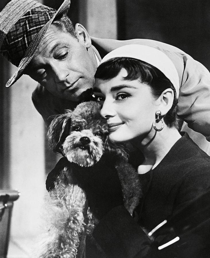 WILLIAM HOLDEN and AUDREY HEPBURN in SABRINA -1954-. #1 Photograph by Album