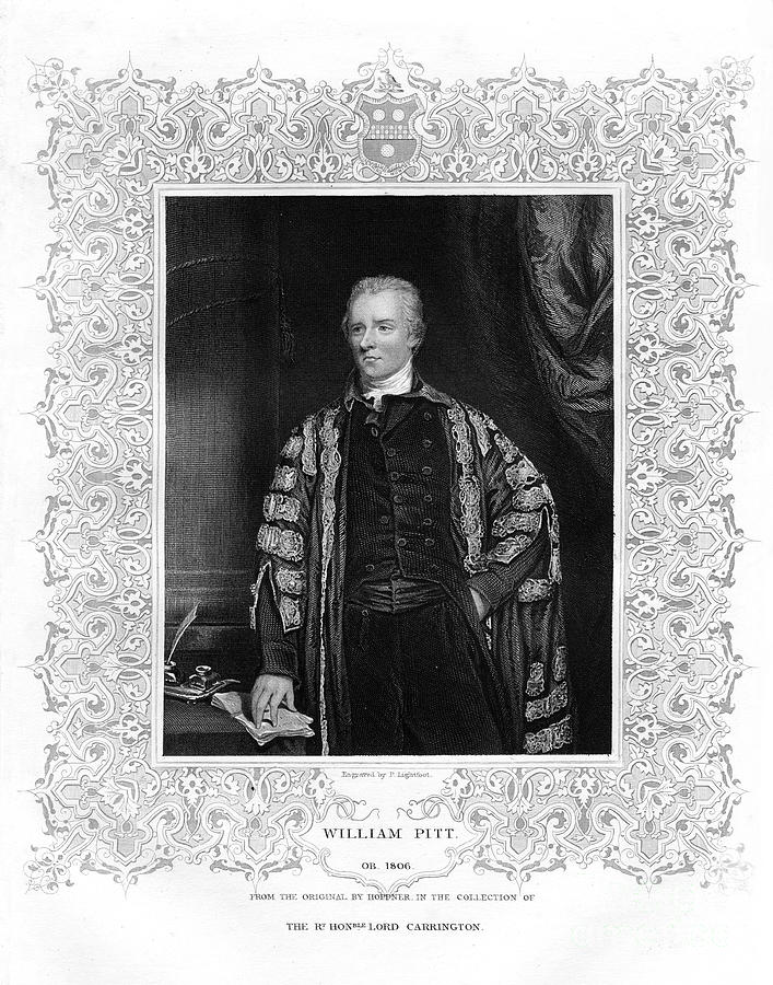 William Pitt, The Younger, British #1 Drawing by Print Collector