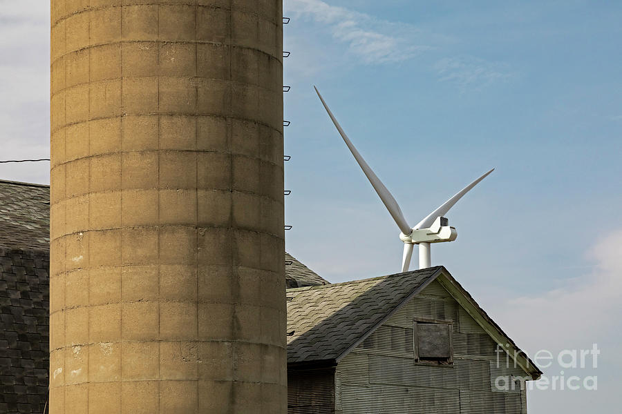 Wind Turbine Near A Barn #1 Photograph by Science Photo Library Wind Turbine Near A Barn #1 Photograph by Science Photo Library