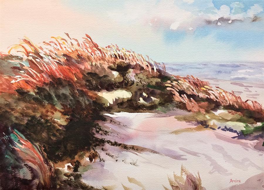 Dune Painting - Windswept by Arnica Grace Dune Painting - Windswept by Arnica Grace