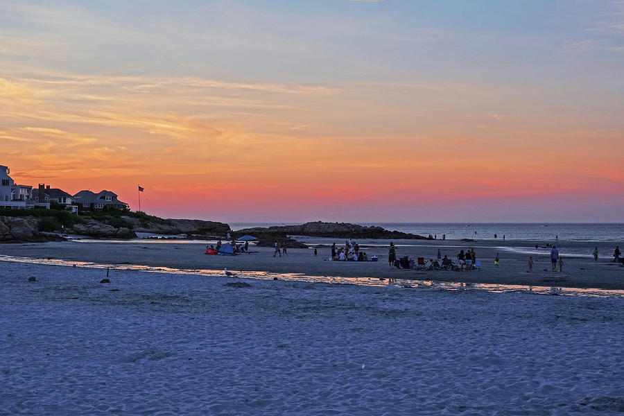 Wingaersheek Beach Sunset Gloucester MA #1 Photograph by Toby McGuire