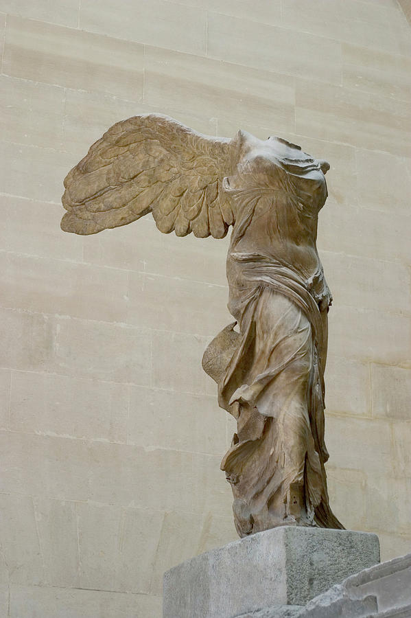 Winged Victory In Louvre Photograph