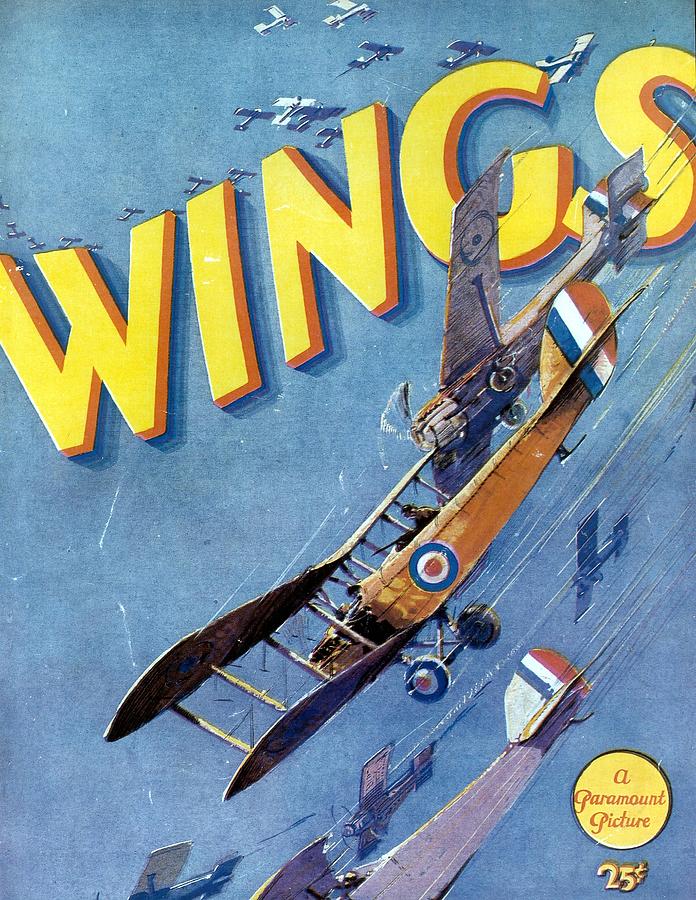 Wings -1927-. #1 Photograph by Album