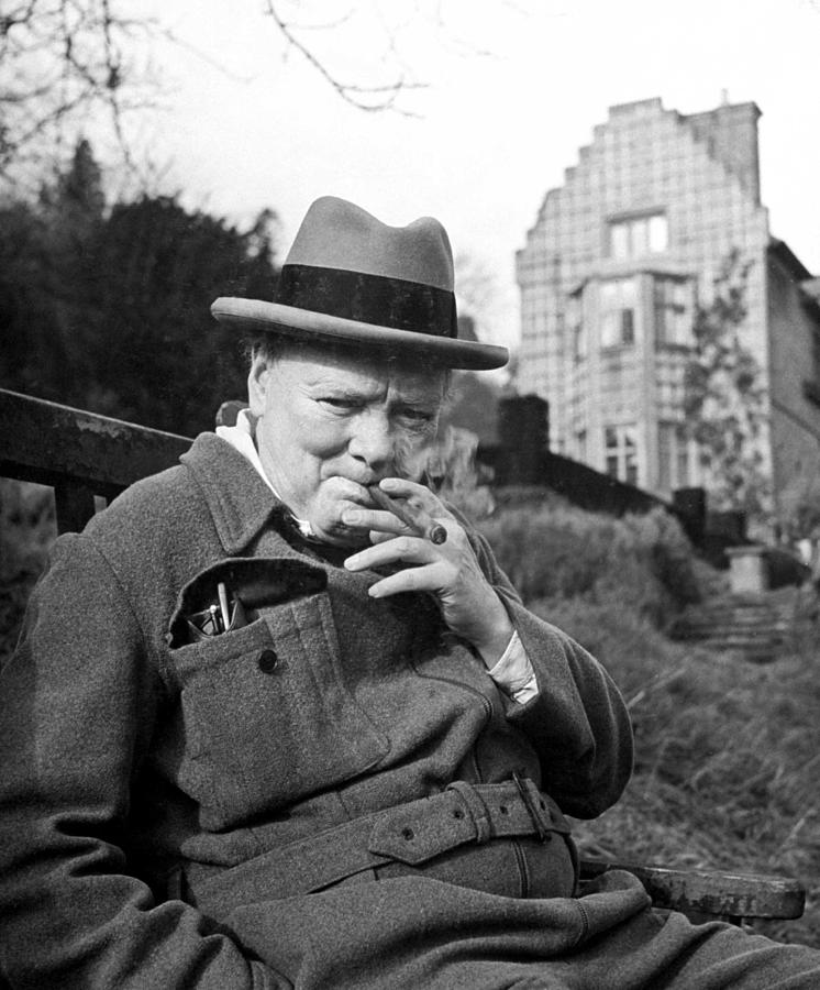 Winston Churchill Photograph by Hans Wild Winston Churchill Photograph by Hans Wild