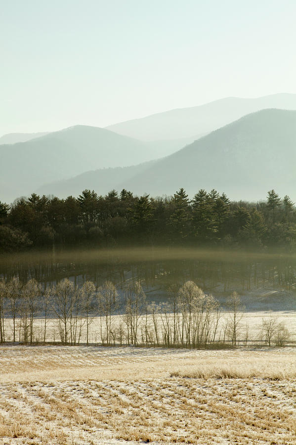 Winter Landscape, Cades Cove #1 Photograph by Jerry Whaley
