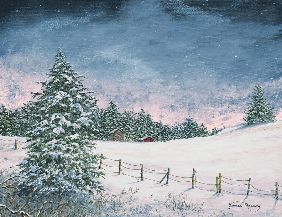 Winter Painting - Winter Mornings #1 by James Redding
