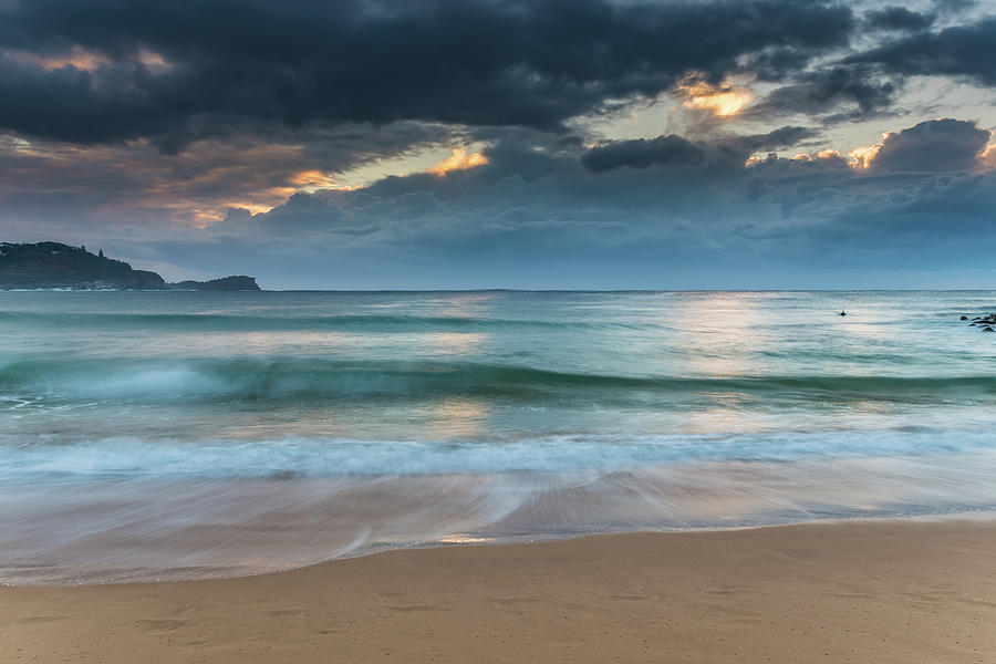 Winter Sunrise Seascape by Merrillie Redden Winter Sunrise Seascape by Merrillie Redden