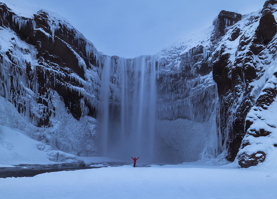 Winter Photograph - Winter Waterfalls #1 by Wei (david) Dai