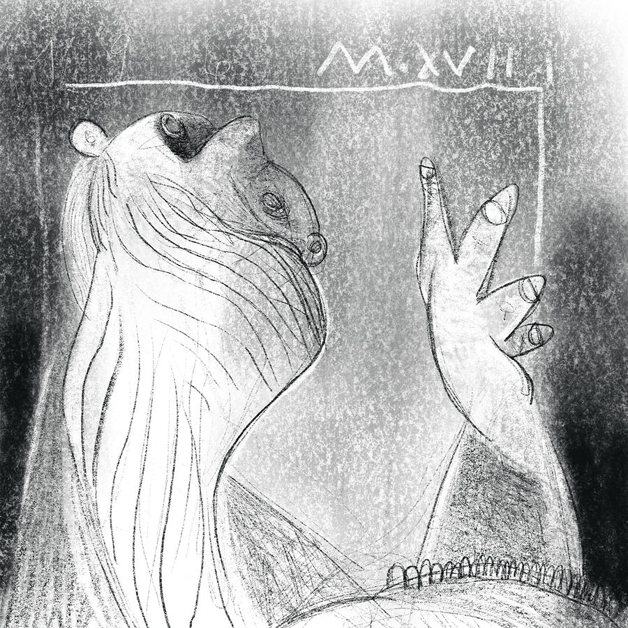 Charcoal Digital Art - Winters Hymn Part 119 by Mark M Mellon Charcoal Digital Art - Winters Hymn Part 119 by Mark M Mellon