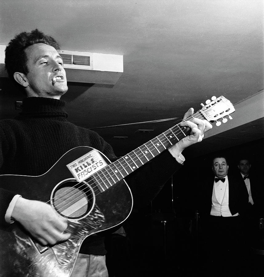Music Photograph - Woody Guthrie #1 by Eric Schaal