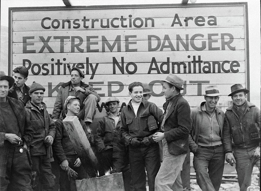 Workers At Fort Peck Dam, Montana #1 Photograph by Margaret Bourke-White