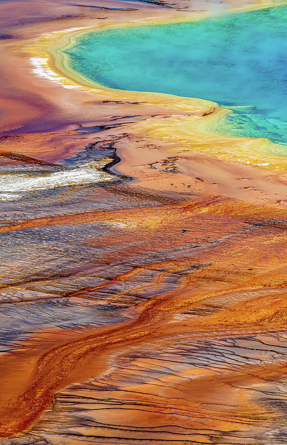  World Famous Grand Prismatic Spring in Yellowstone National Par #1 Photograph by Alex Grichenko
