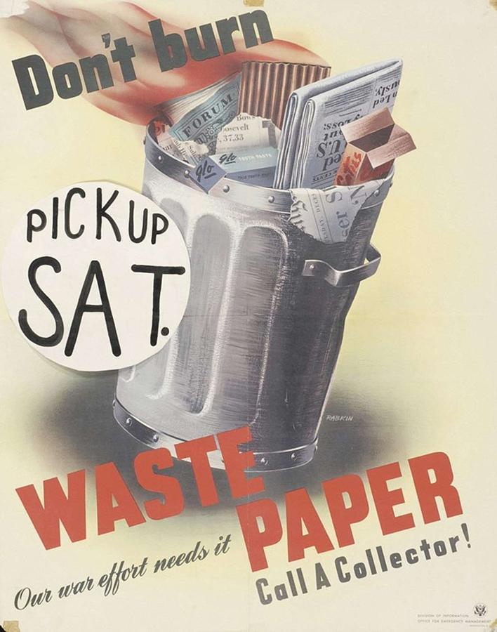 World War II Rationing Poster Photograph by Redemption Road