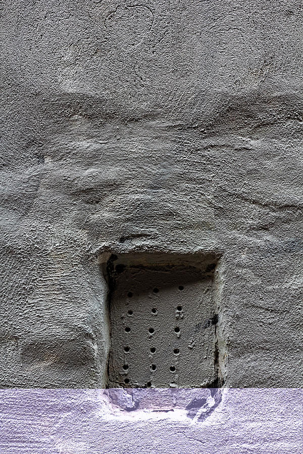 Worn Concrete Wall and Window #1 Photograph by Robert Ullmann