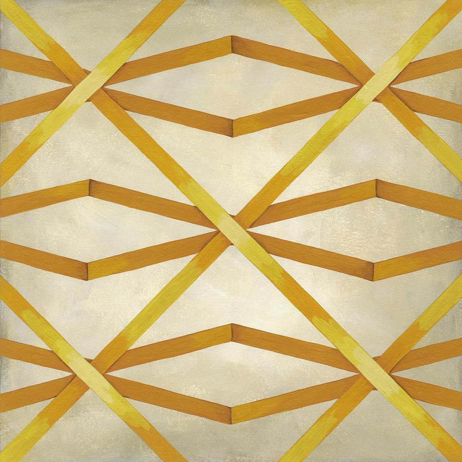 Abstract Painting - Woven Symmetry II #1 by Chariklia Zarris