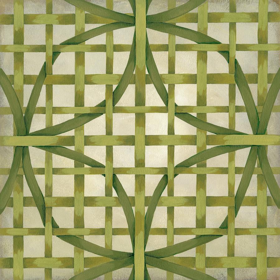 Abstract Painting - Woven Symmetry V #1 by Chariklia Zarris