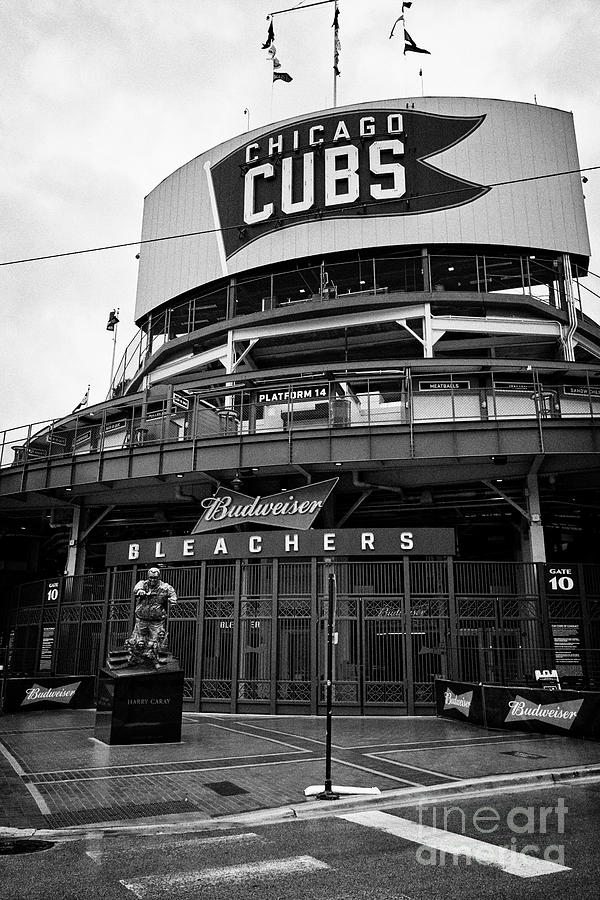 Chicago Cubs Harry Caray Canvas From Wrigley Field Print 