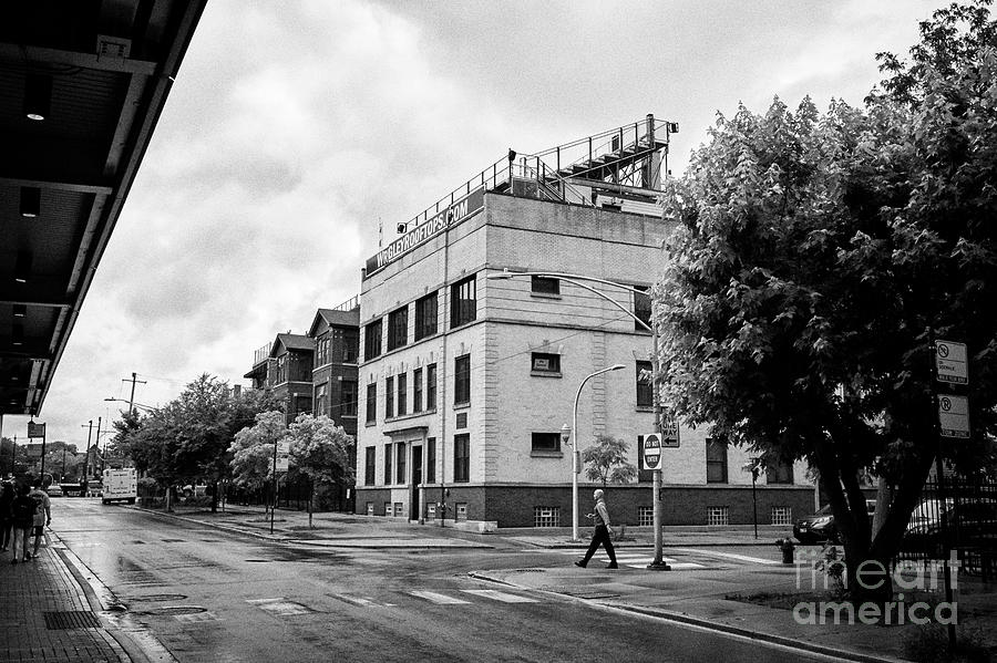 Chicago Cubs Photograph - wrigley rooftops seats on the roofs of nearby houses waveland avenue wrigley field Chicago Illinois  #1 by Joe Fox