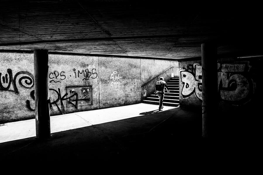 Silhouette Photograph - Wuppertal 2021-04 #1 by Adam Street Photographer