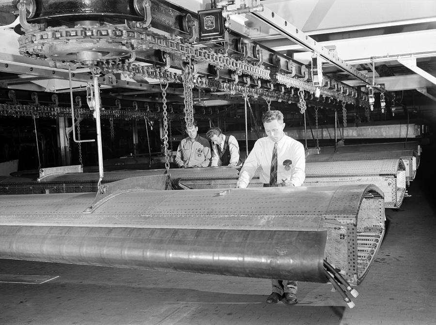 Aircraft Factory, 1942 by Ann Rosener