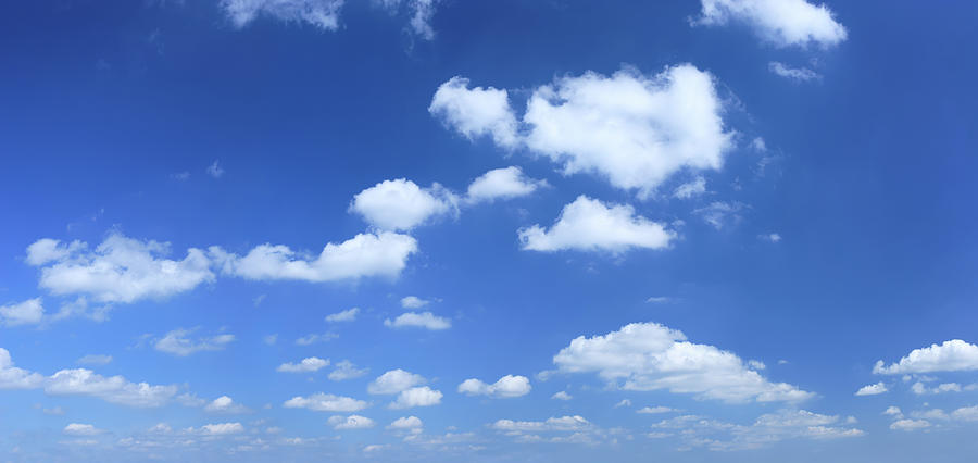 Xxxl Clear Blue Sky Panorama #1 Photograph by Konradlew