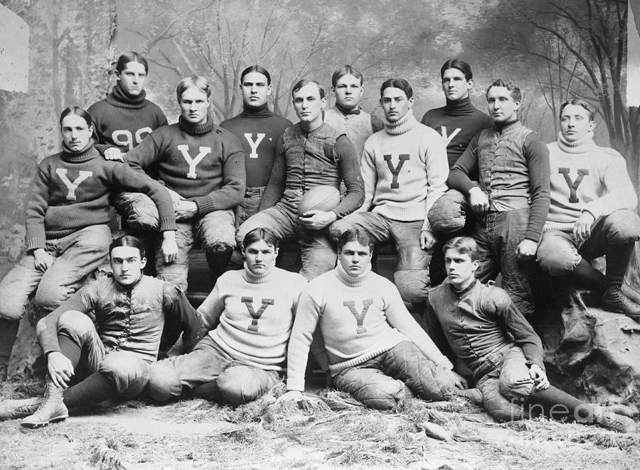 Yale Football Team #1 Photograph by Bettmann