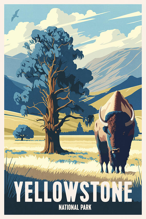 Yellowstone National Park Photograph by Thomas Chedeville Yellowstone National Park Photograph by Thomas Chedeville