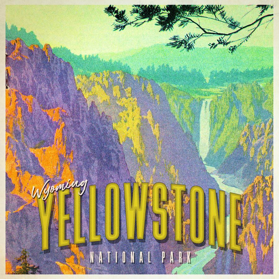 Yellowstone National Park #1 Drawing by Unknown