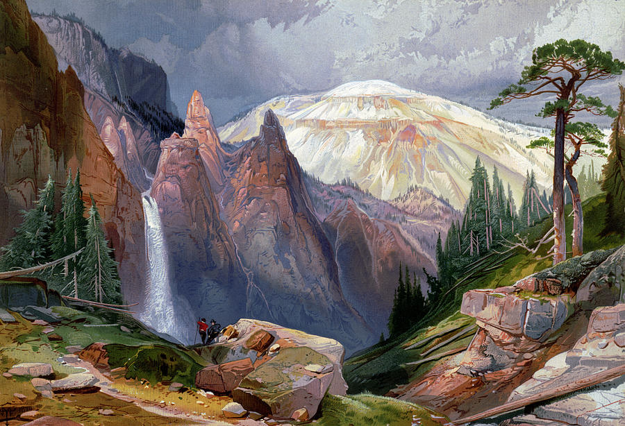 Yellowstone Park #3 Painting by Thomas Moran