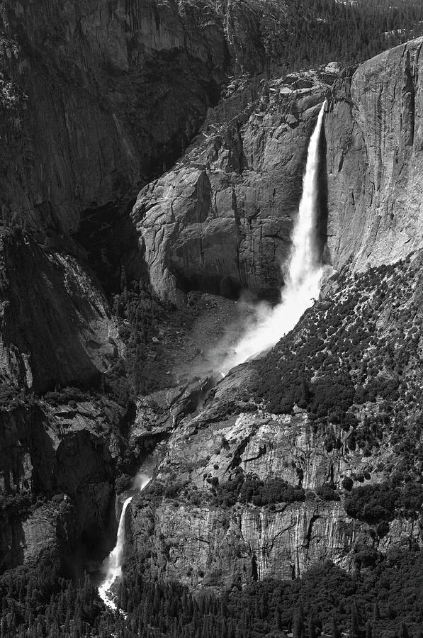 Yosemite Fall From Glacier Point #1 Photograph by Gomezdavid