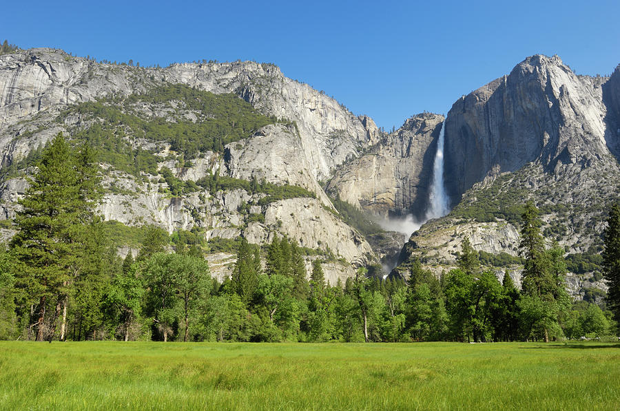 Yosemite Fall In The Spring #1 Photograph by Gomezdavid