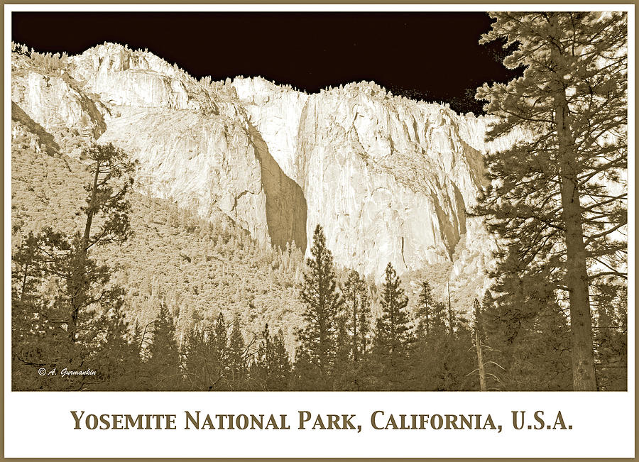 Yosemite National Park, California, U.S.A. #1 Photograph by A Macarthur Gurmankin