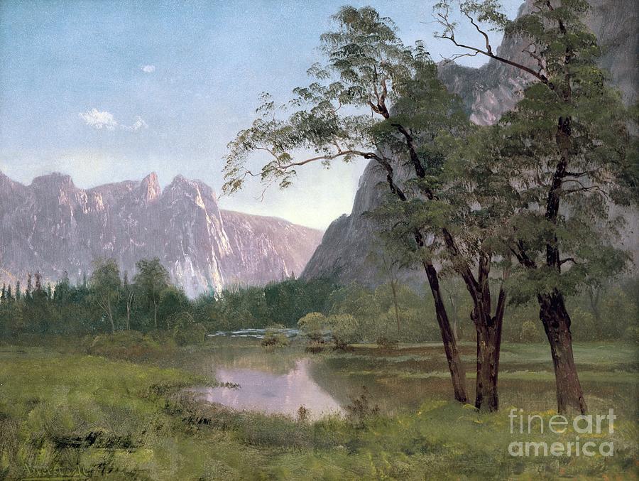 Yosemite Valley Photograph by Albert Bierstadt