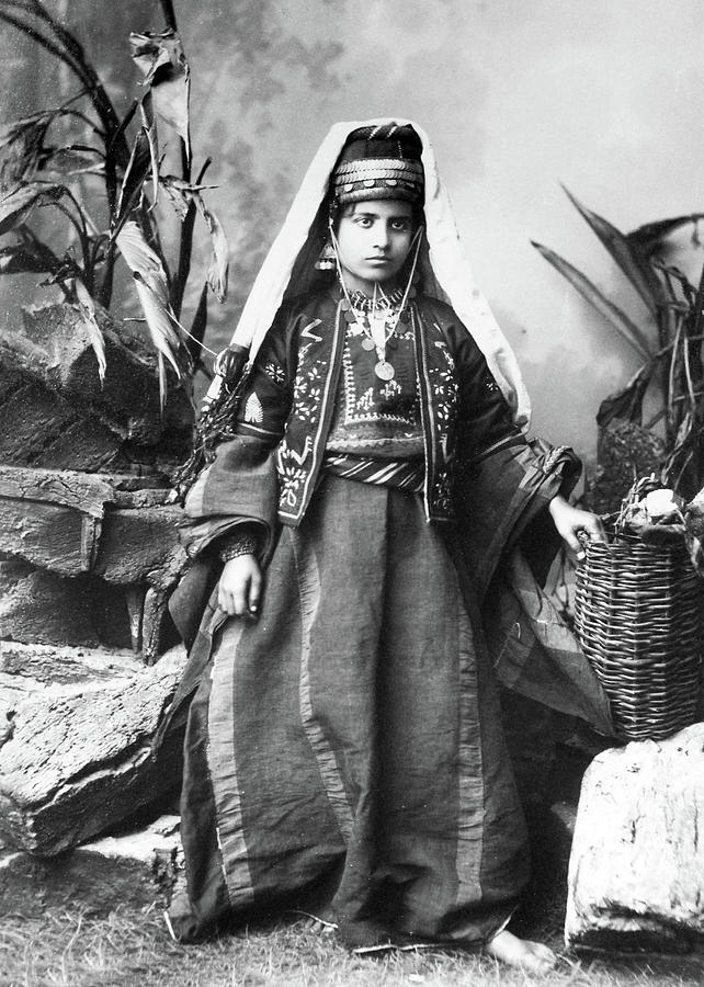 Young Girl From Bethlehem Photograph By Munir Alawi 