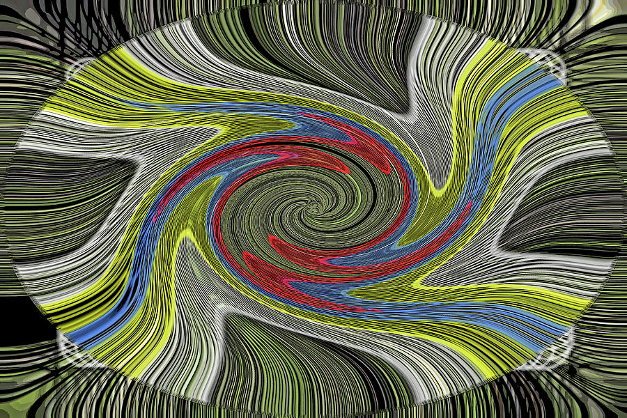 Yucca Flowers Abstract #1 Digital Art by Tom Janca