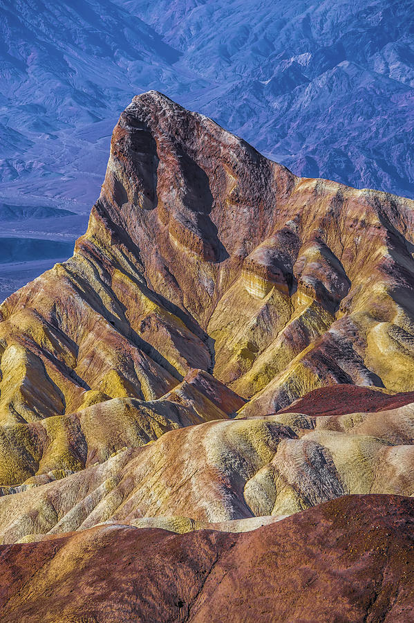 Zabriskie Point In Death Valley National Park #1 Photograph by Alex Grichenko