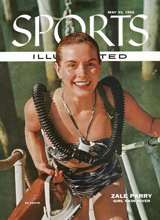 Zale Parry Girl Skin Diver Sports Illustrated Cover Photograph by Sports Illustrated