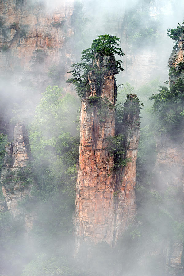 Mountain Photograph - Zhangjiajie #1 by Hua Zhu