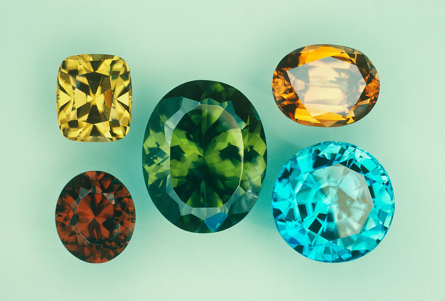 Zircon Gemstones #1 Photograph by Joel E. Arem