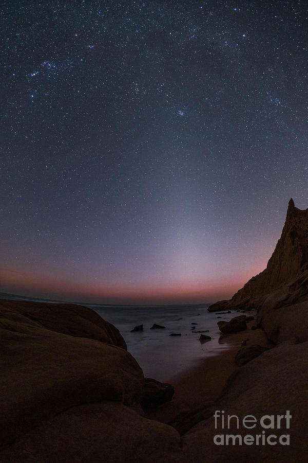 Zodiacal Light Over Persian Gulf Coast #1 Photograph by Amirreza Kamkar / Science Photo Library