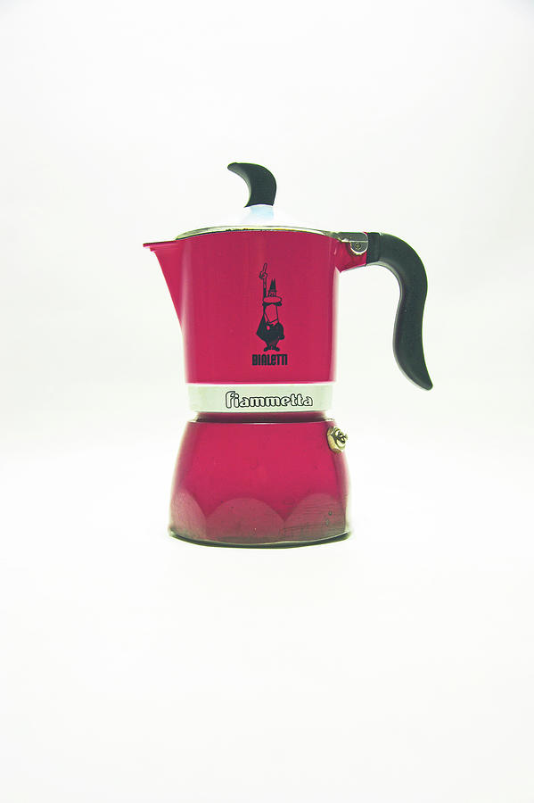 10-05-19 STUDIO. Red Cafetiere. Photograph by Lachlan Main