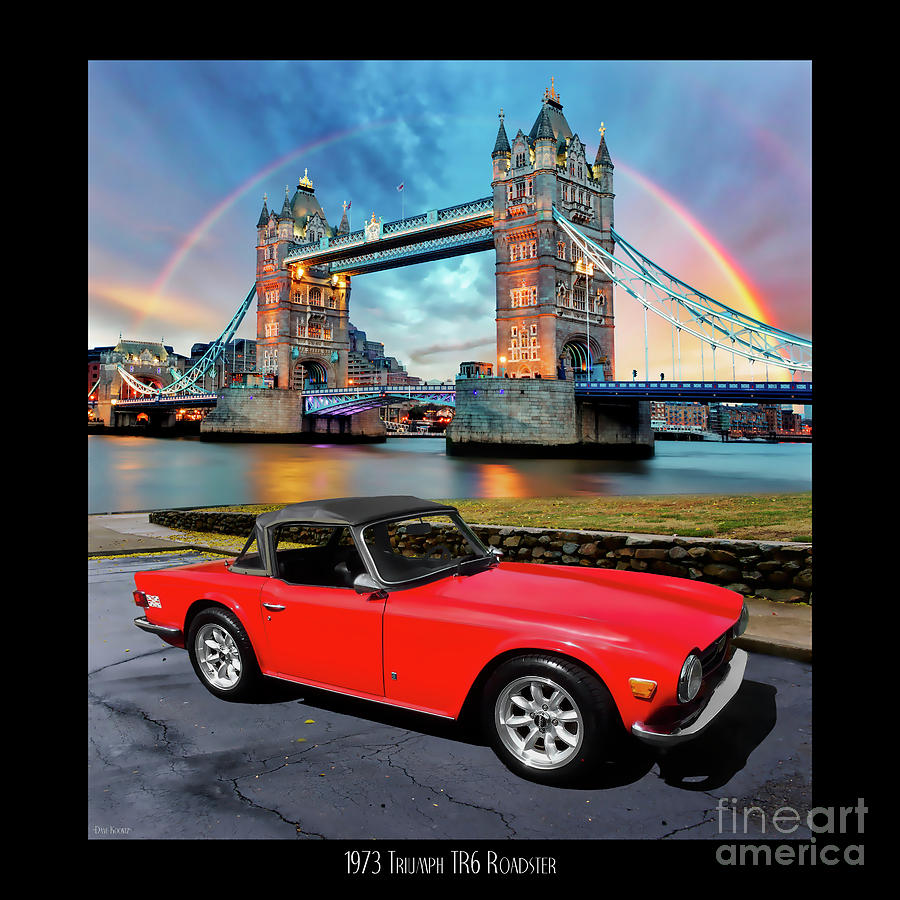 Triumph Photograph - 1973 Triumph Tr6 Roadster 10 by Dave Koontz Triumph Photograph - 1973 Triumph Tr6 Roadster 10 by Dave Koontz