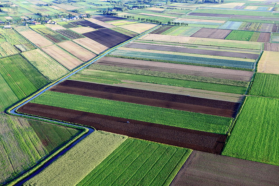 Aerial Photo Of Farmland #10 Photograph by Dariuszpa