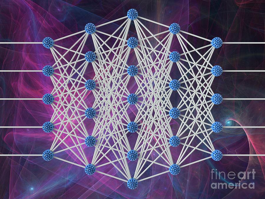 Ai Photograph - Artificial Neural Network #10 by Laguna Design/science Photo Library