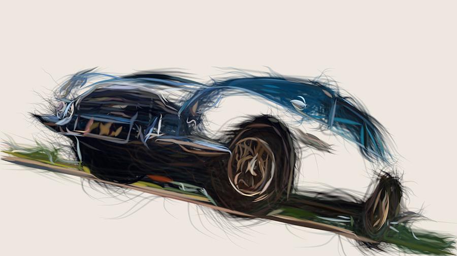 aston martin db5 drawing