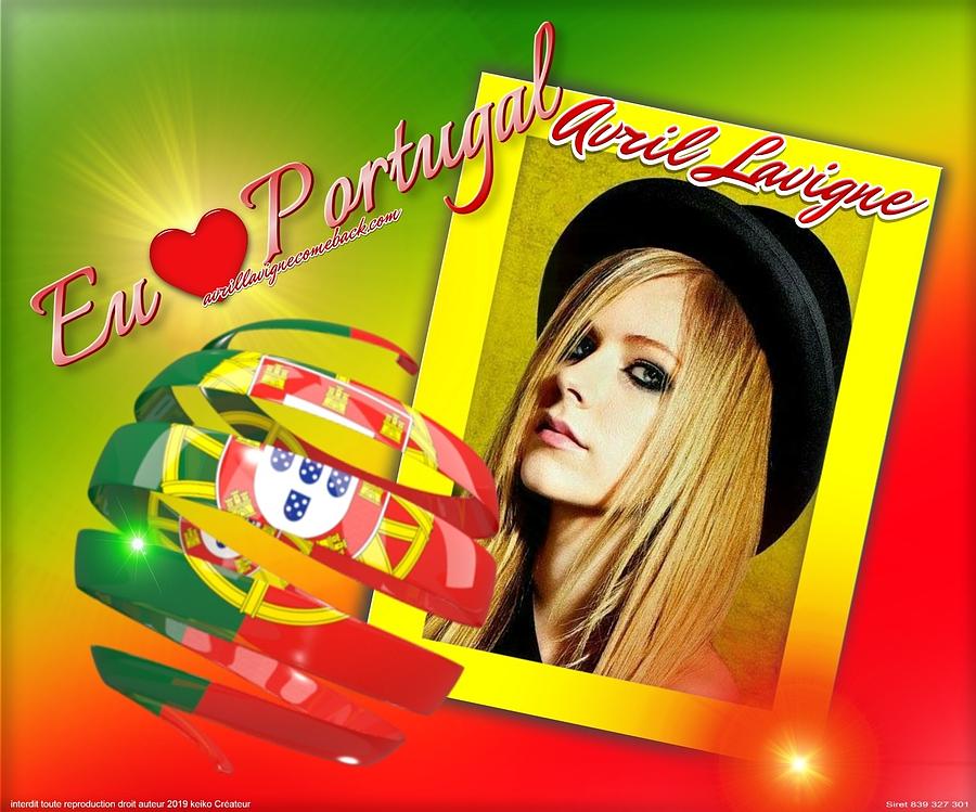 Portugal Digital Art - Avril Lavigne by Keiko Createur Portugal Digital Art - Avril Lavigne by Keiko Createur