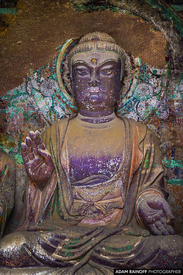 Buddha Maijishan Grottoes Tianshui Gansu China #10 Photograph by Adam Rainoff