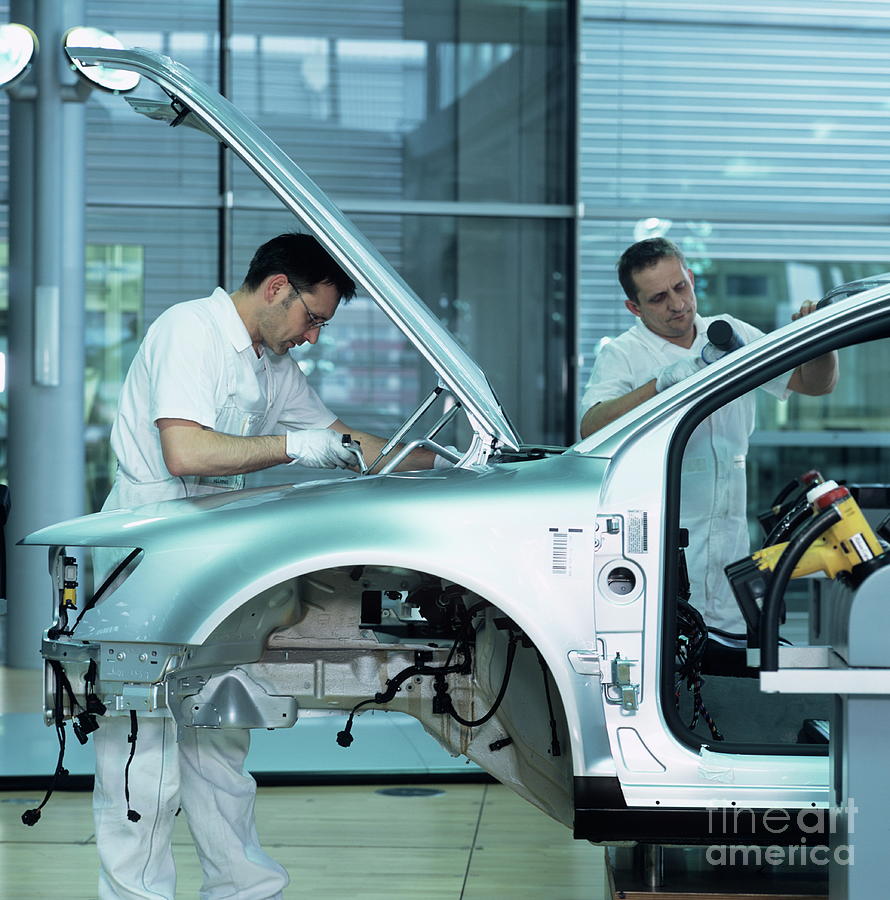 Car Production Line #10 Photograph by Philippe Psaila/science Photo Library