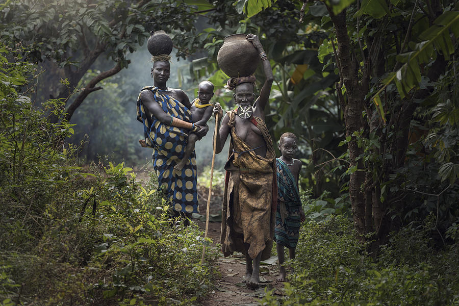 Ethiopian Suri Tribes #10 Photograph by Sarawut Intarob